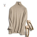 Oversize Mink Manufacturer Luxury Turtleneck Mongolian Women Pullover Erdos 100% Cashmere Sweater